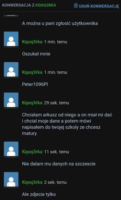 t.....z - Szanowni Państwo,

ostrzegamy przed użytkownikiem @Peter1096PL.

Z wyra...