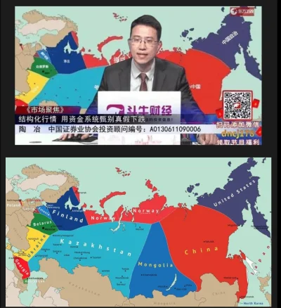 chosenon3 - W chińskiej państwowej telewizji CCTV pokazali mapę ukazującą, które kraj...
