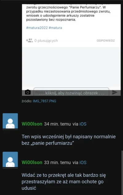 t.....z - @SlepyBazant: użytkownik twierdzi, że wpis został później zmodyfikowany