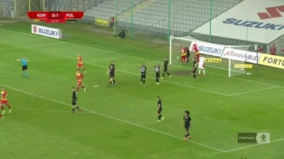 WHlTE - Korona Kielce [1]:1 Górnik Polkowice - Roberto Corral z wolnego
#koronakielc...