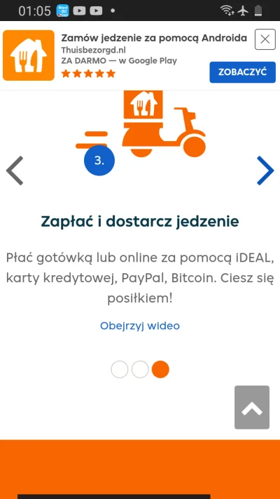 jacek-puczkarski - W Holandii można płacić #btc za odpowiednik pyszne.pl ?? Dopiero s...