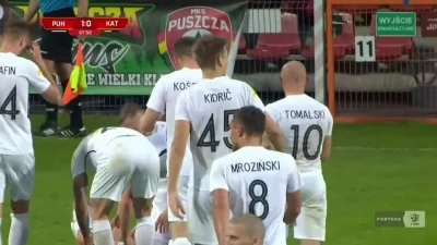 WHlTE - Puszcza Niepołomice 1:0 GKS Katowice - Rok Kidrič
#puszczaniepolomice #gkska...