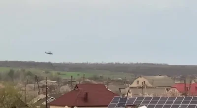 contrast - Śmigłowce szturmowe Ka-52 Aligator wspierają ofensywę kacapów w kierunku I...