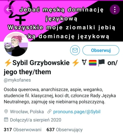 orle - @Riczard: Zresztą to wspomniane wyżęj anarchiszcze studiuje filologię klasyczn...