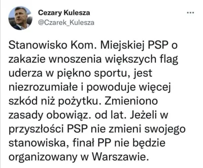 JadeCiWplusowac - #mecz #ekstraklasa #pucharpolski odnośnie sytuacji z Pucharu Polski
