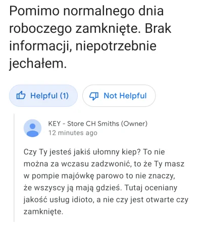 huginn9 - Uwaga na Janusza bez kultury: 
KEY - Store CH Smiths dorabianie kluczy, ze...