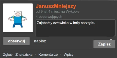 G.....u - @JanuszMniejszy idź do policji, tam takich jak Ty potrzebują ( ͡° ͜ʖ ͡°)