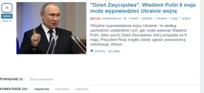 wypok312 - Otóż Putin nie może formalnie wypowiedzieć wojny Ukrainie, bo to jest niez...