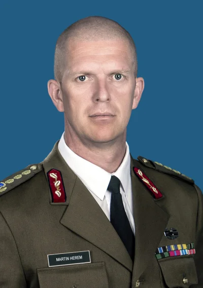 nowyjesttu - Dowódca Sił Zbrojnych Estonii (Eesti kaitsevägi) generał Martin Herem.