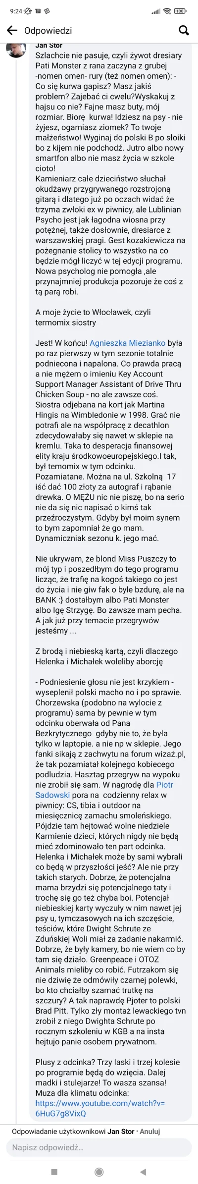 Nataszanda - @PrawdaPrawda: ja to tylko tu tak zostawię. To Ty, czy ktoś się mocno za...