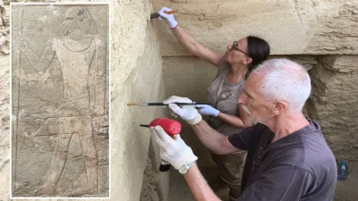 ArcheologiaZywa - Polacy odkryli w Sakkarze grobowiec urzędnika ds. tajnych dokumentó...