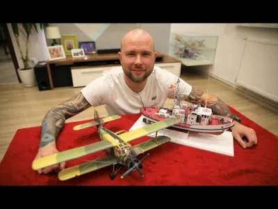 starnak - Człowiek, który składa modele kartonowe