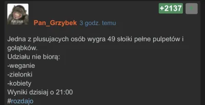 Sarim - @Pan_Grzybek: dej mnie, dałem idealnego plusa ( ͡° ͜ʖ ͡°)