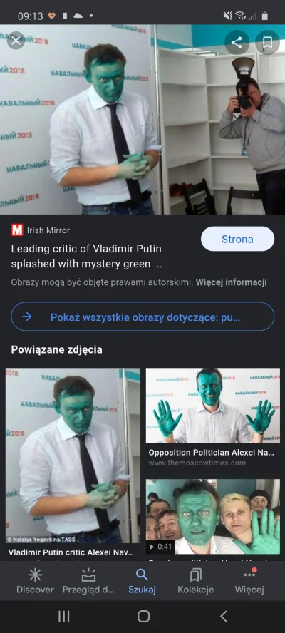 Coppernicalis - @Devilus: 
Odnośnie zielonego gluta - nikt inny jak Aleksiej Nawalny...