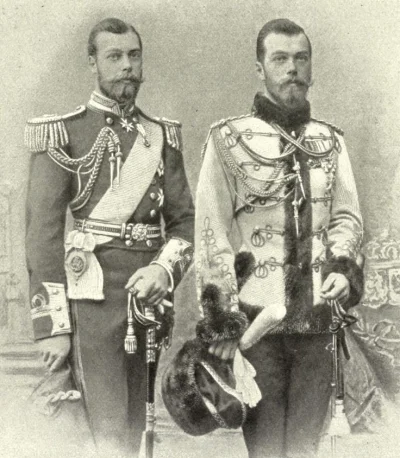 myrmekochoria - Jerzy V i Mikołaj II, lata 90. XIX wieku. 

#starszezwoje - blog ze...