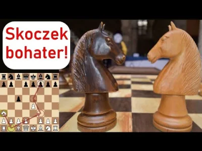 szachmistrz - SZACHY 455# Zobacz niezwykły rajd skoczka w partii sycylijskiej 1.e4 c5...
