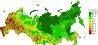 Gorion103 - @krystalTritapik: Population density of Russian Federation