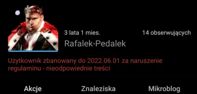 zielonedrzewohehe - szkoda że @Rafalek-Pedalek nie ma z nami w tych trudnych chwilach...