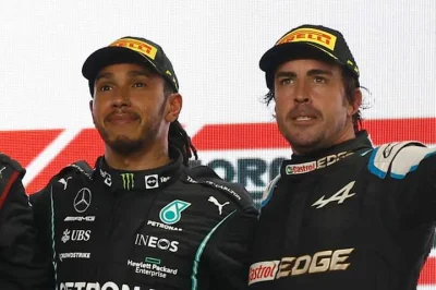 3x32 - Fernando Alonso twierdzi, że obecne problemy Lewisa Hamiltona nie są odzwierci...