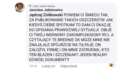 SiewcaZaglady - A tutaj abyście mieli pełen kontekst, reakcja Jarka na paste: