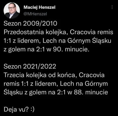 mat9 - Historia się powtarza
#mecz #lechpoznan #lech #ekstraklasa