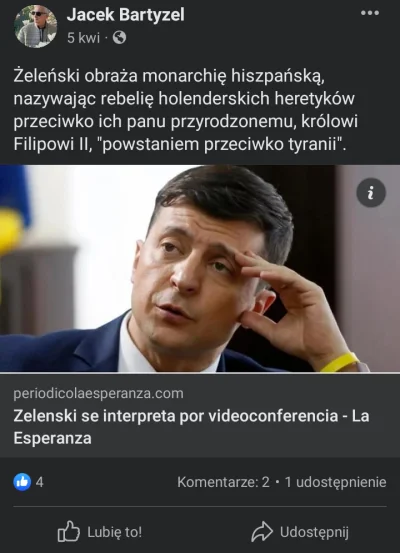 Aleksander_II - @PMNapierala: Jednak profesor Bartyzel odsłonił swojego Facebooka i o...