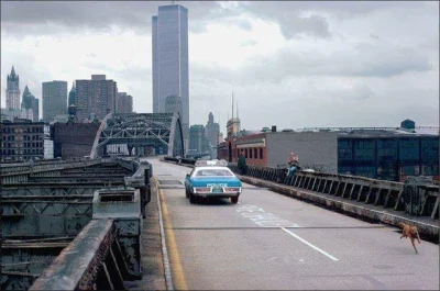 jmuhha - Widok na Manhattan z zachodniej autostrady w latach 70.