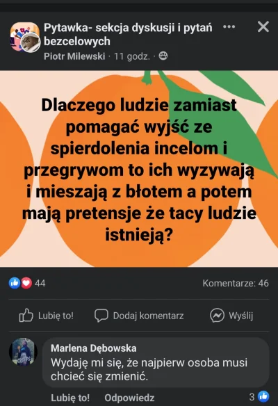 diagnoza-przegryw - Wreszcie ktoś nas zauważył o pisze o pomaganiu nam. Tylko jakaś p...