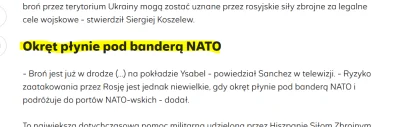 Madoxxx - Panie Atorze proszę interweniować. Okręty NATO wspierają ukraińskiego zbrod...