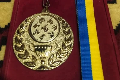 wfyokyga - @wfyokyga: Tu medal który wczoraj otrzymał.