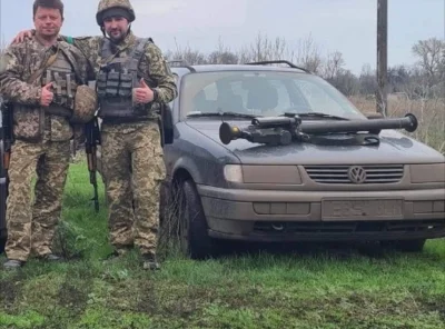 Strigiformesman - O cie #!$%@?! Rzucili na front konkretny kaliber
#ukraina #motoryz...