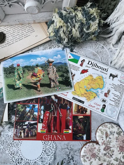 cytmirka - Fajowo, w tym roku dostałam już trzy pocztówki z krajów afrykańskich trudn...