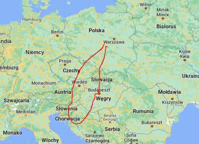 repostuje - Jednorazowa trasa Polska-Czechy-Austria-Słowenia-Chorwacja
Powrót Chorwa...