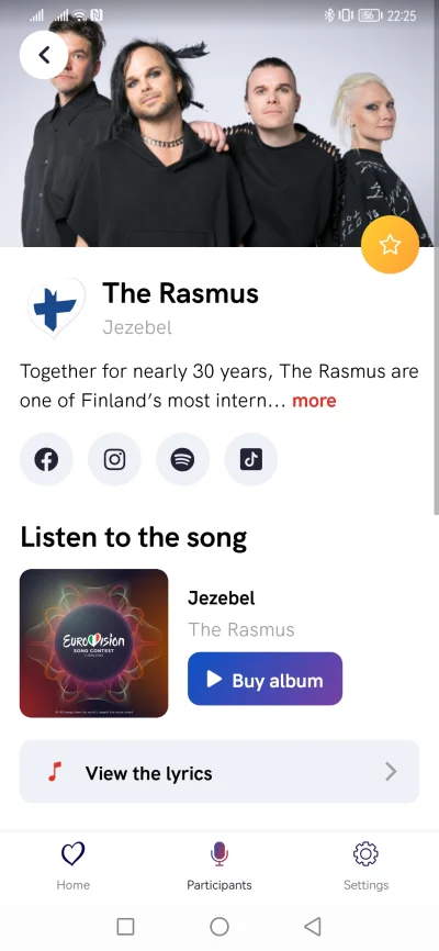 kicjow - O #!$%@? The Rasmus w drugim półfinale XDDDD to oni jeszcze żyją? xd

#eurow...