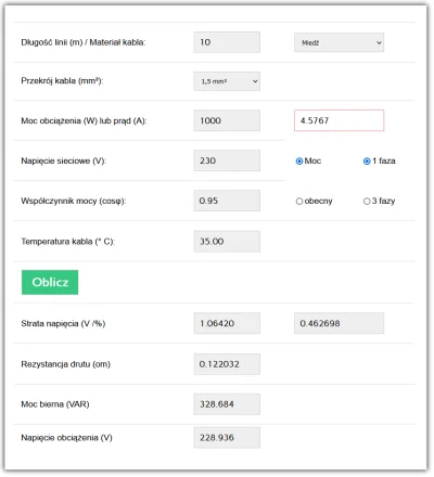 bartosz325 - @winokobietyiwykop: Wg kalkulatora, na 10m kabla 1,5mm2, zakładając 1000...