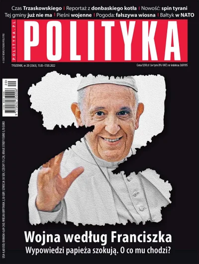 W.....0 - Okładka bieżącego numeru tygodnika "Polityka"

#wojna #ukraina