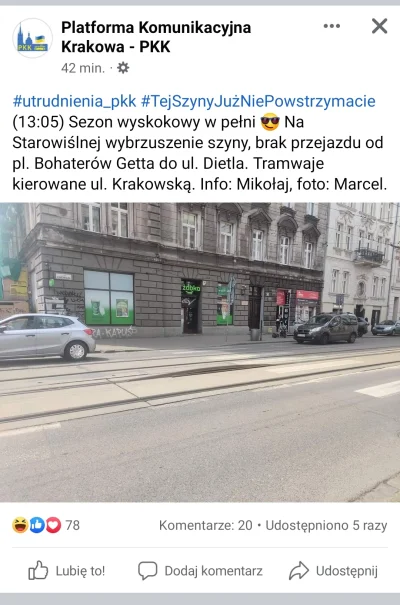 Cymerek - 95 - 1 = 94


#100wybrzuszonychszyn #krakow #mpkkrakow #tramwaje
