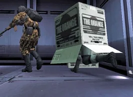BlobFish45 - Drwina "Kartonowe Szpiegostwo" jest nawiązaniem do serii Metal Gear, gdz...