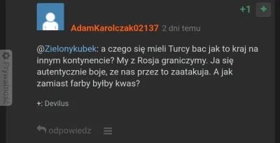 adamdd - @AdamKarolczak02137: poniżyłeś się komentarzem poniżej, więc zmiataj już z w...