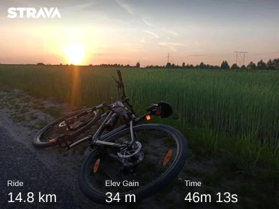 Red_u - 255 794 + 14 = 255 808

Wieczorna przejażdżka przy zachodzie słońca.

#rowero...