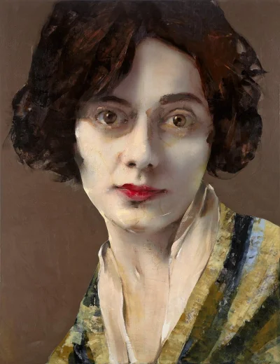 GARN - #sztuka #art #malarstwo #obrazy autor: Lita Cabellut, Coco Chanel (2011)