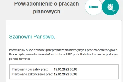 A.....i - #upc w #warszawa będzie cofało się w czasie