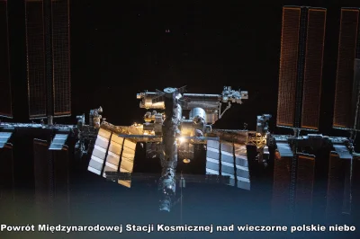 Astronomia24COM - Uwaga obserwatorzy! Międzynarodowa Stacja Kosmiczna wraca nad wiecz...