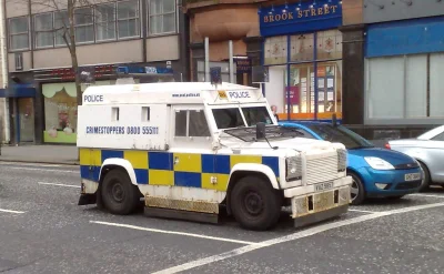nowyjesttu - @nowyjesttu: Standardowy samochód policji w Irlandii Północnej, jakiś cz...