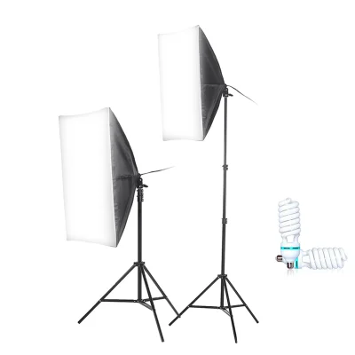 duxrm - Wysyłka z magazynu: CZ
2Pcs 150W Photography Softbox 6000K LED Lighting Lamp...