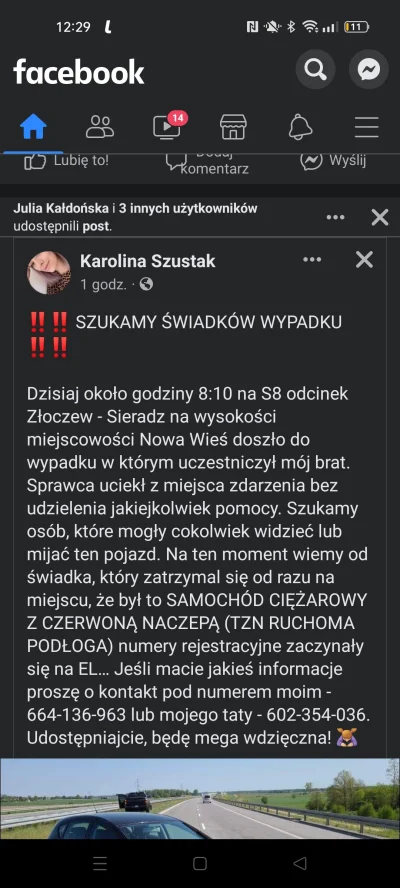 no_preservatives - Apel koleżanki do #kierowcy z #sieradz #zloczew może ktoś pomoże.