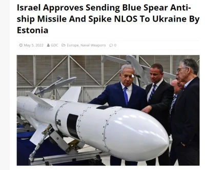 Aryo - > Duża partia izraelskiej broni zostanie wysłana na Ukrainę z Estonii.

 Duża...