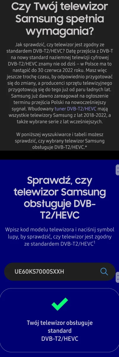 marten - Hej Mirki, 
Ma ktoś może telewizor Samsunga z 2016r. model UE60KS7000?
W zac...