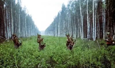 angelo_sodano - Żołnierze fińscy przekraczają granice między Finlandią a ZSRR ustalon...
