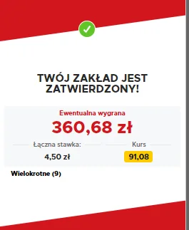 CezaryKlementowicz - znajac moje szczescie od 6 gal to znow jedna walka nie wejdzie (...